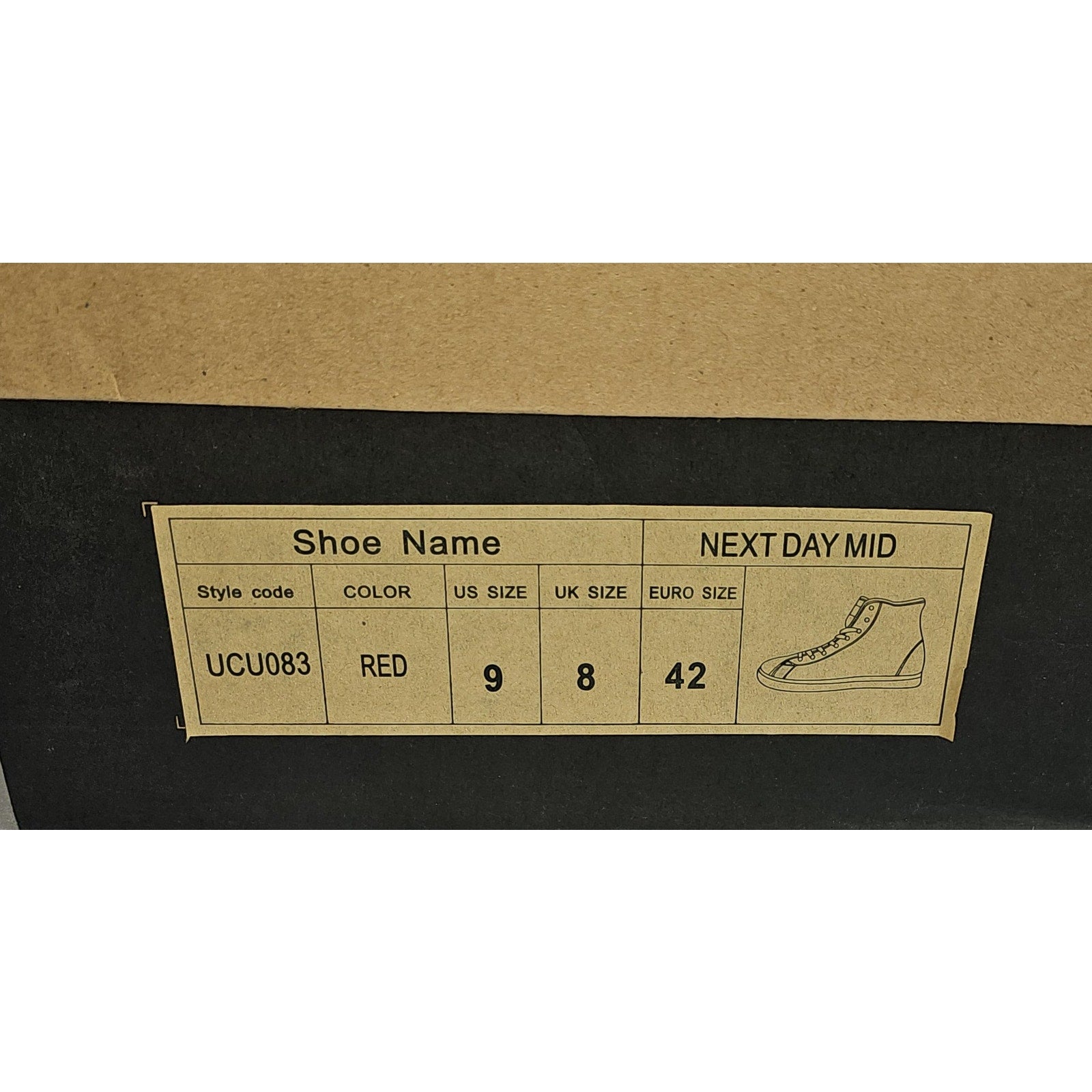 Unstitched Utilities Next Day Mid Sneaker With DuPont Tyvek - Unisex