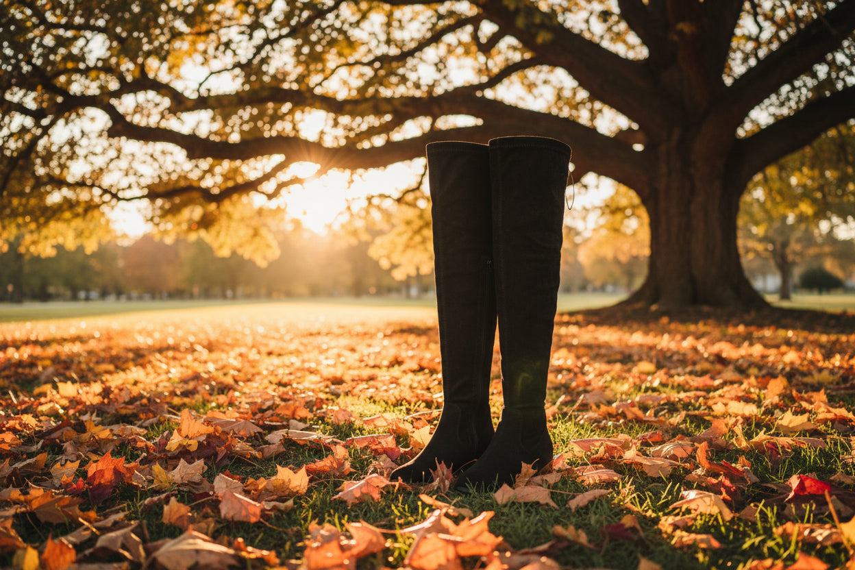 Kenneth Cole's Stanford Tall Boots for Women, Black Leather, Stylish & Versatile, New in Box