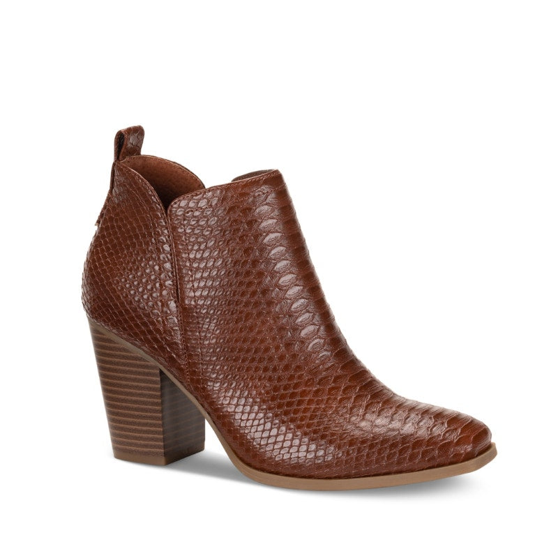 Sun + Stone Pollyy Walnut Dress Booties for Women - Stylish and Comfortable Footwear for Fall and Winter
