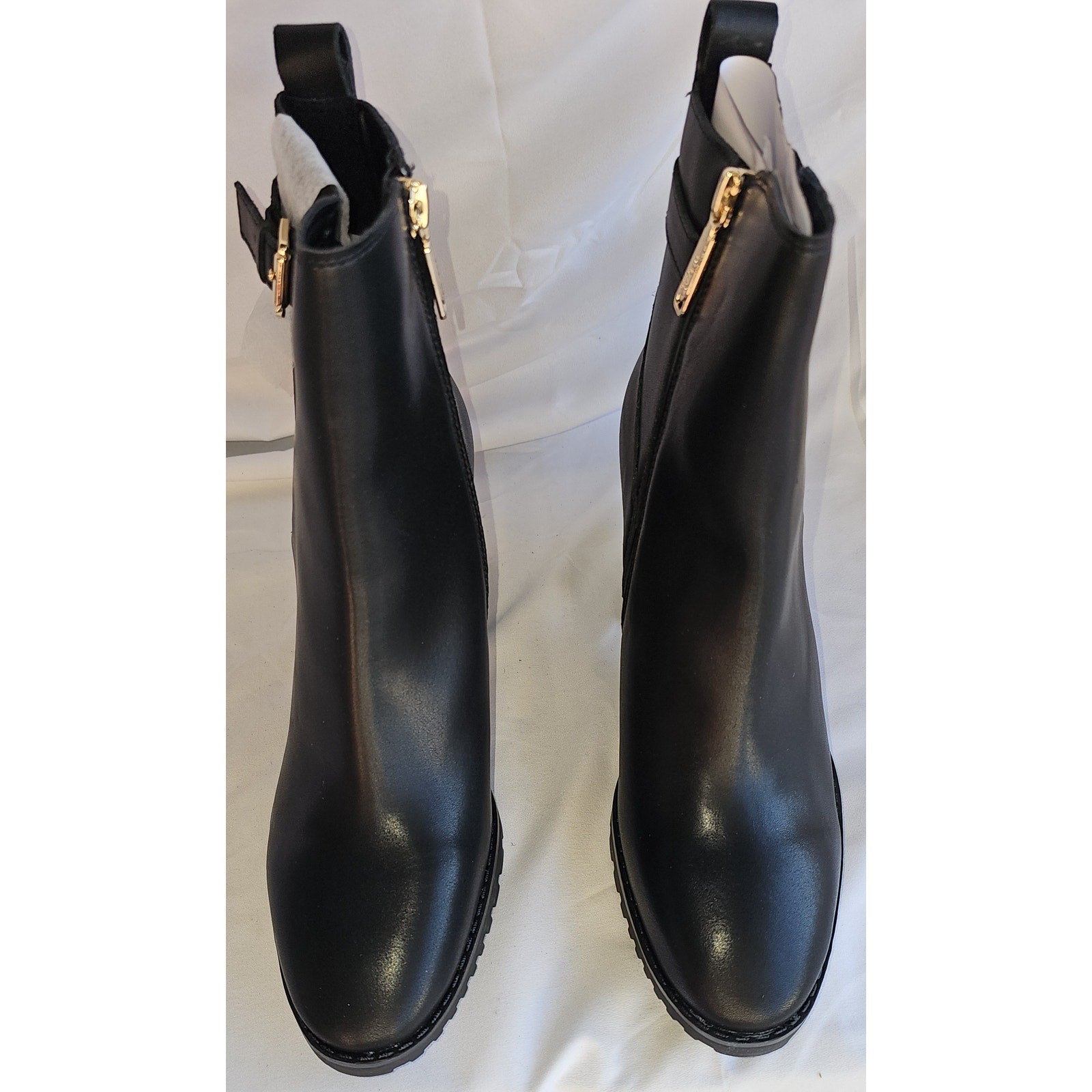 Aqua College Women's Waterproof Triston Buckled Dress Booties