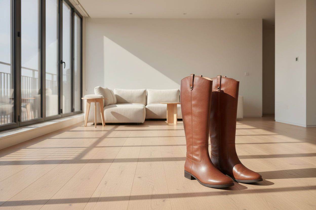 INC Fawne Leather Knee High Boots 7