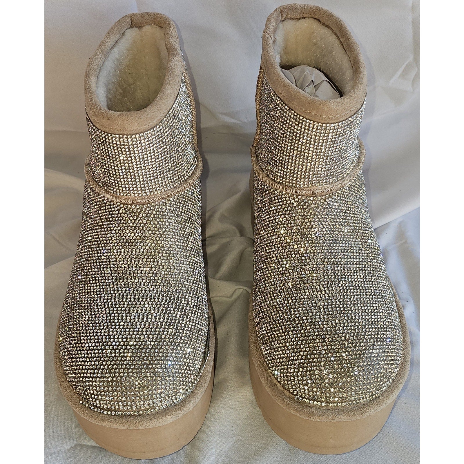 Madden Girl Ease-R Mini Cozy Platform Booties