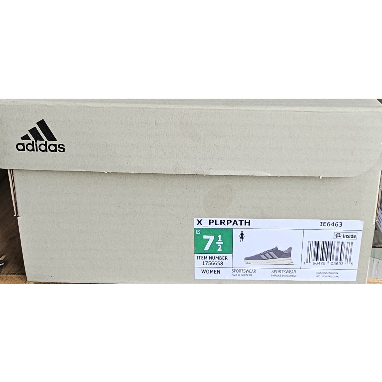 Adidas X_PLR Path Women's Running Shoes 7.5 - Lightweight, Breathable, Urban Style - Grey