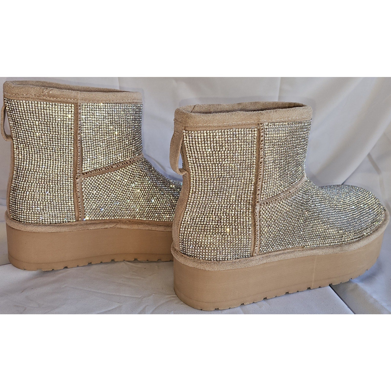 Madden Girl Ease-R Mini Cozy Platform Booties