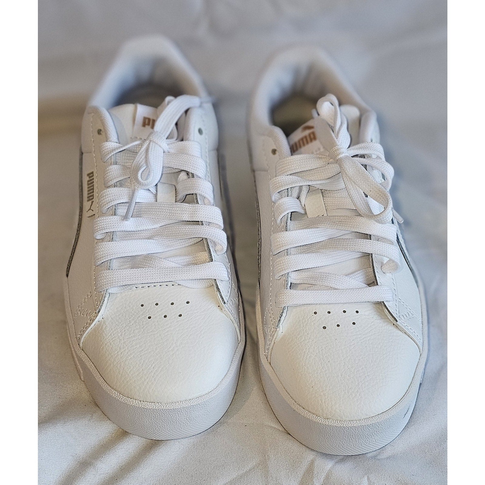 PUMA Women's White Court Sneakers for Casual Wear and Everyday Comfort