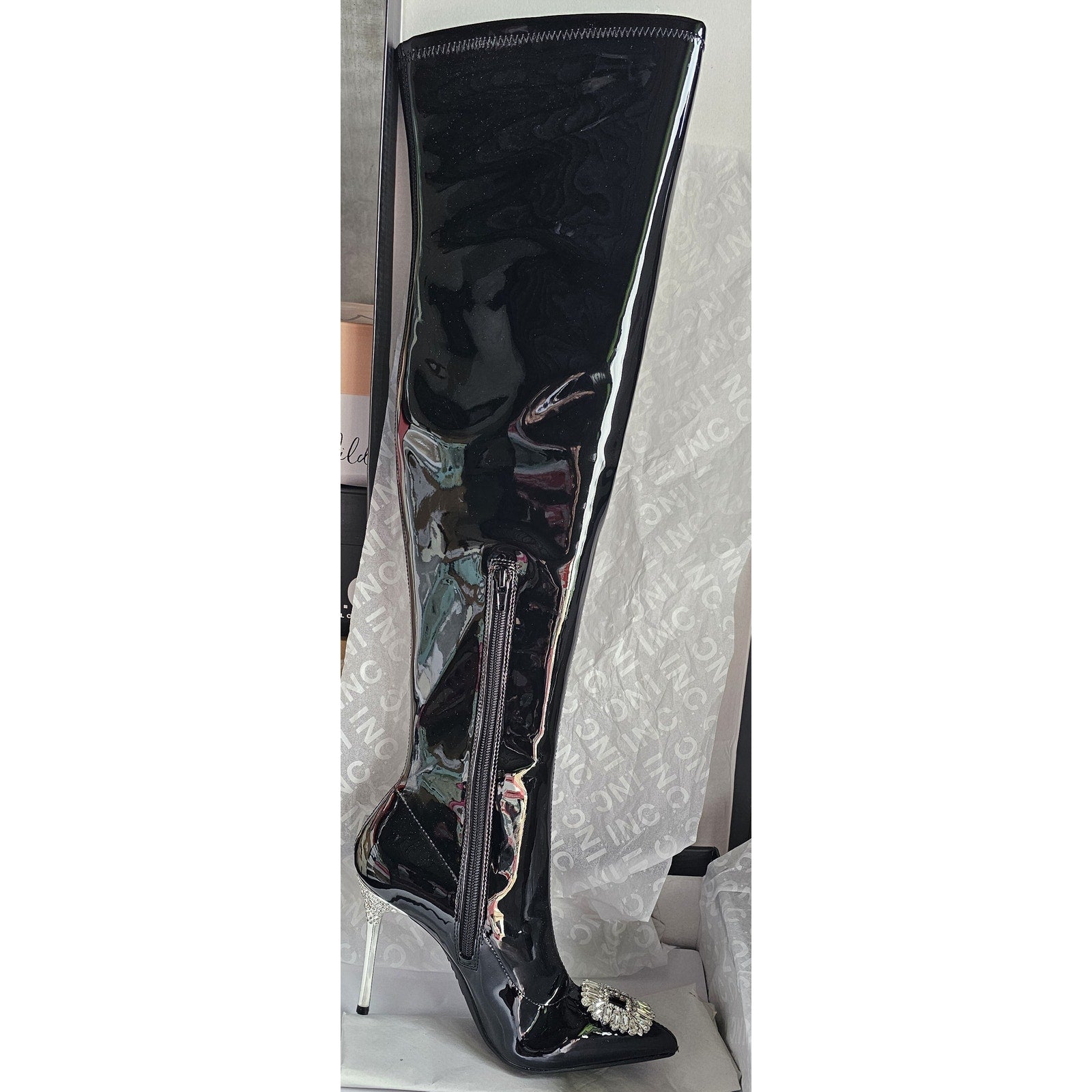 I.N.C. Romina Black Boots 6