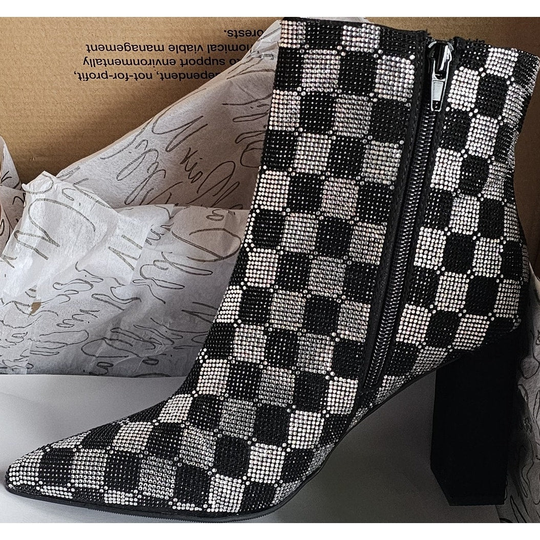 Wild Pair Ingridd Pointed Toe Bling Dress Booties 7