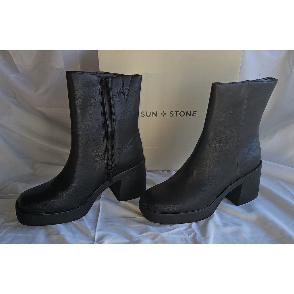 Sun + Stone Tiannaa Platform Booties