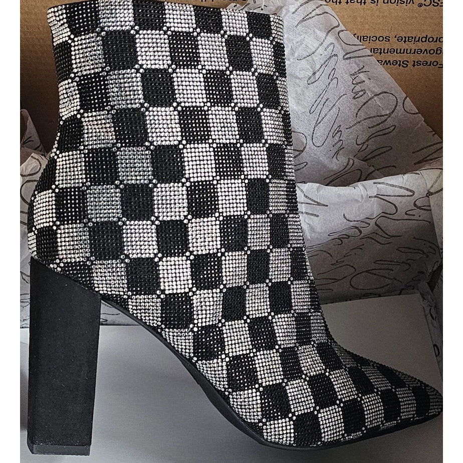 Wild Pair Ingridd Pointed Toe Bling Dress Booties 7