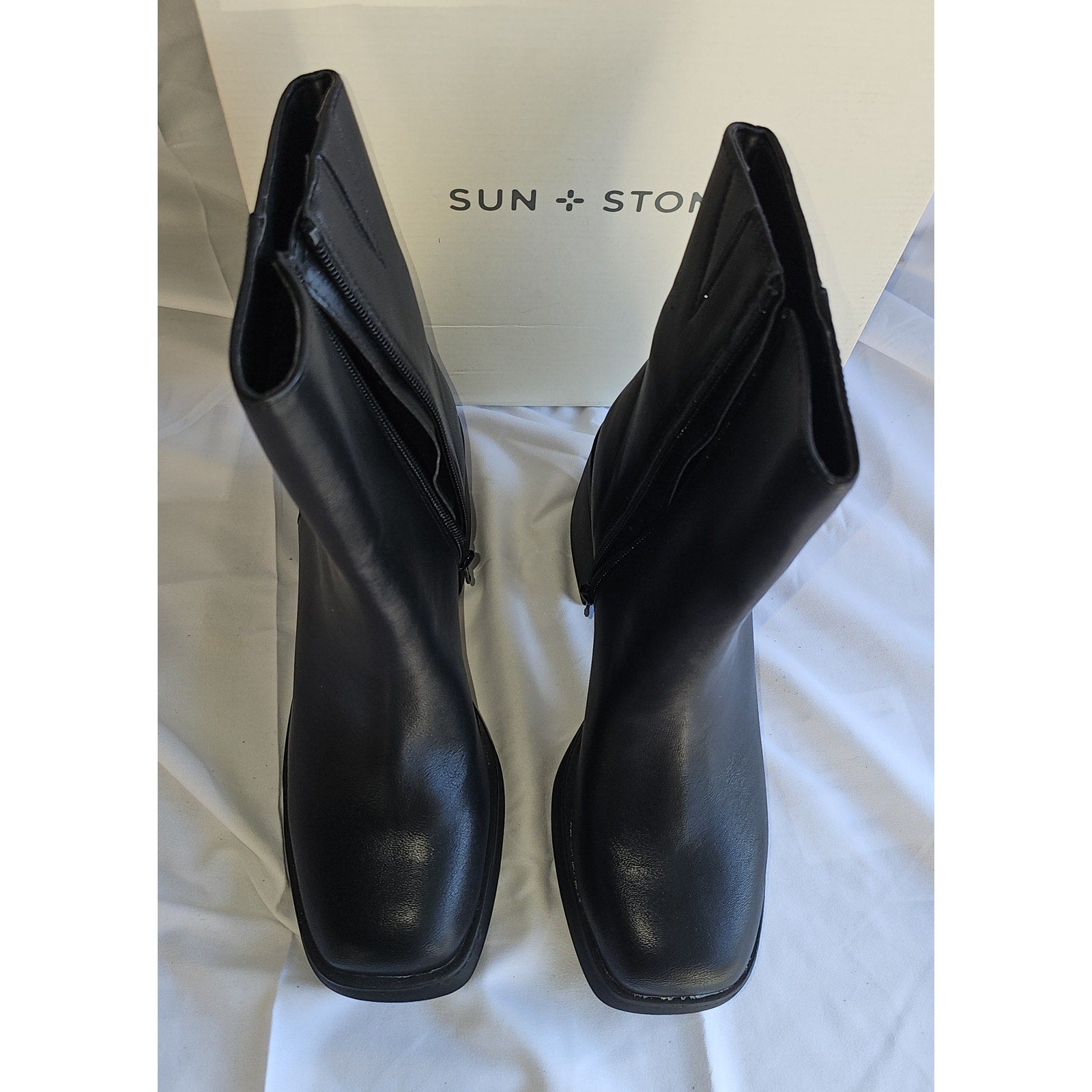 Sun + Stone Tiannaa Platform Booties