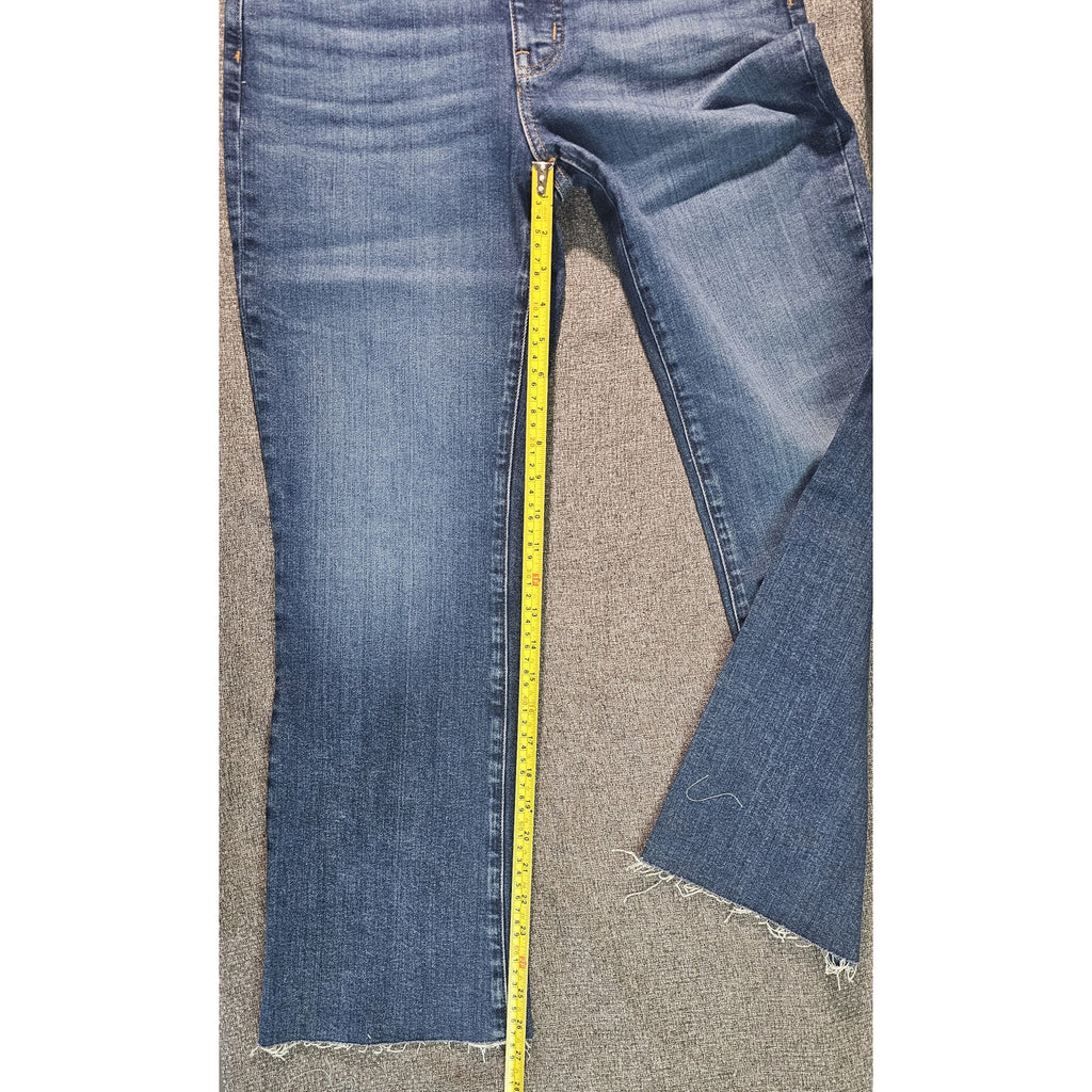 Women's Madewell Mid-Rise Kick Out Jeans w/ Raw Hem