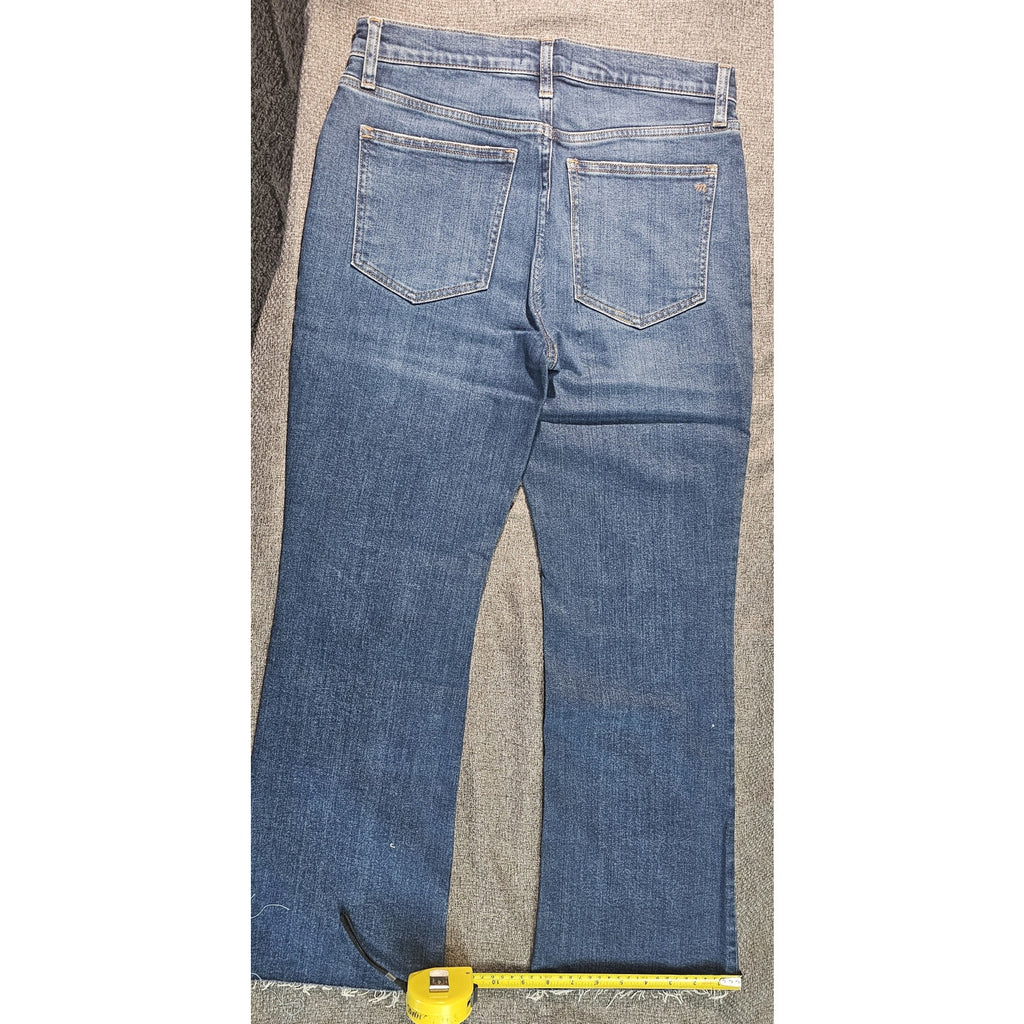 Women's Madewell Mid-Rise Kick Out Jeans w/ Raw Hem