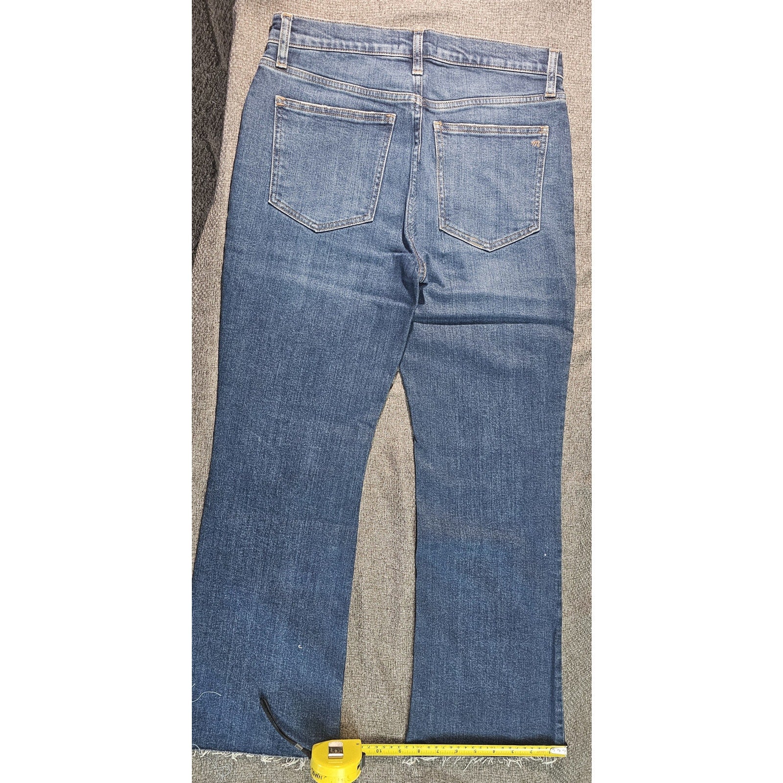 Women's Madewell Mid-Rise Kick Out Jeans w/ Raw Hem