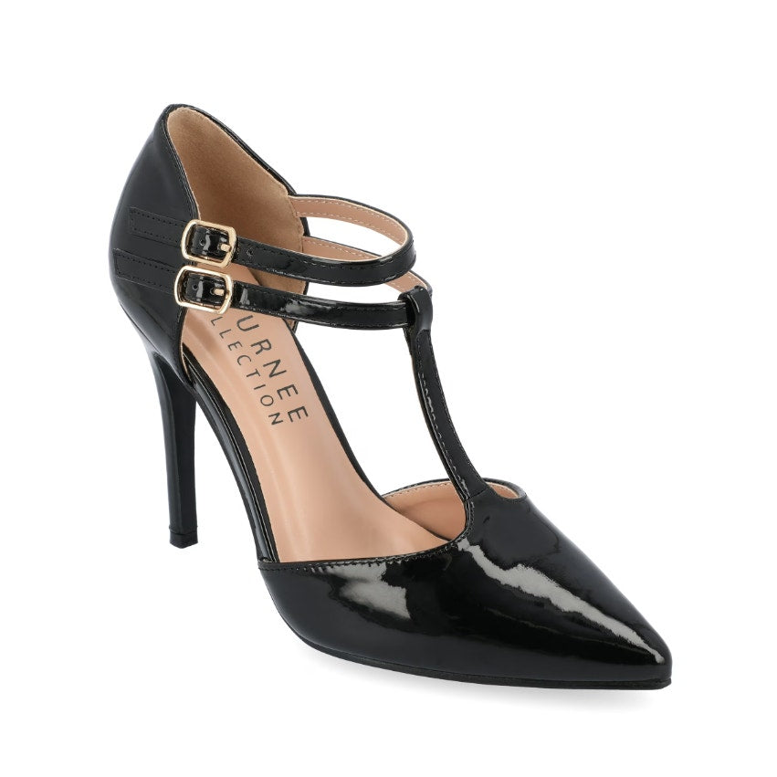 Journee Collection Women's Tru T Strap Stiletto Pumps
