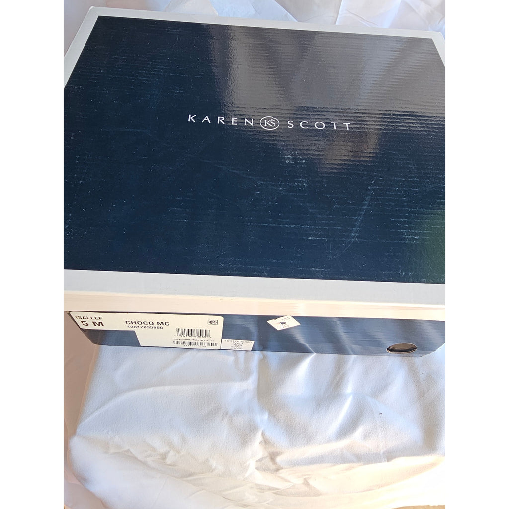 Karen Scott Isalee Buckled Zip Dress Boots - Chocolate