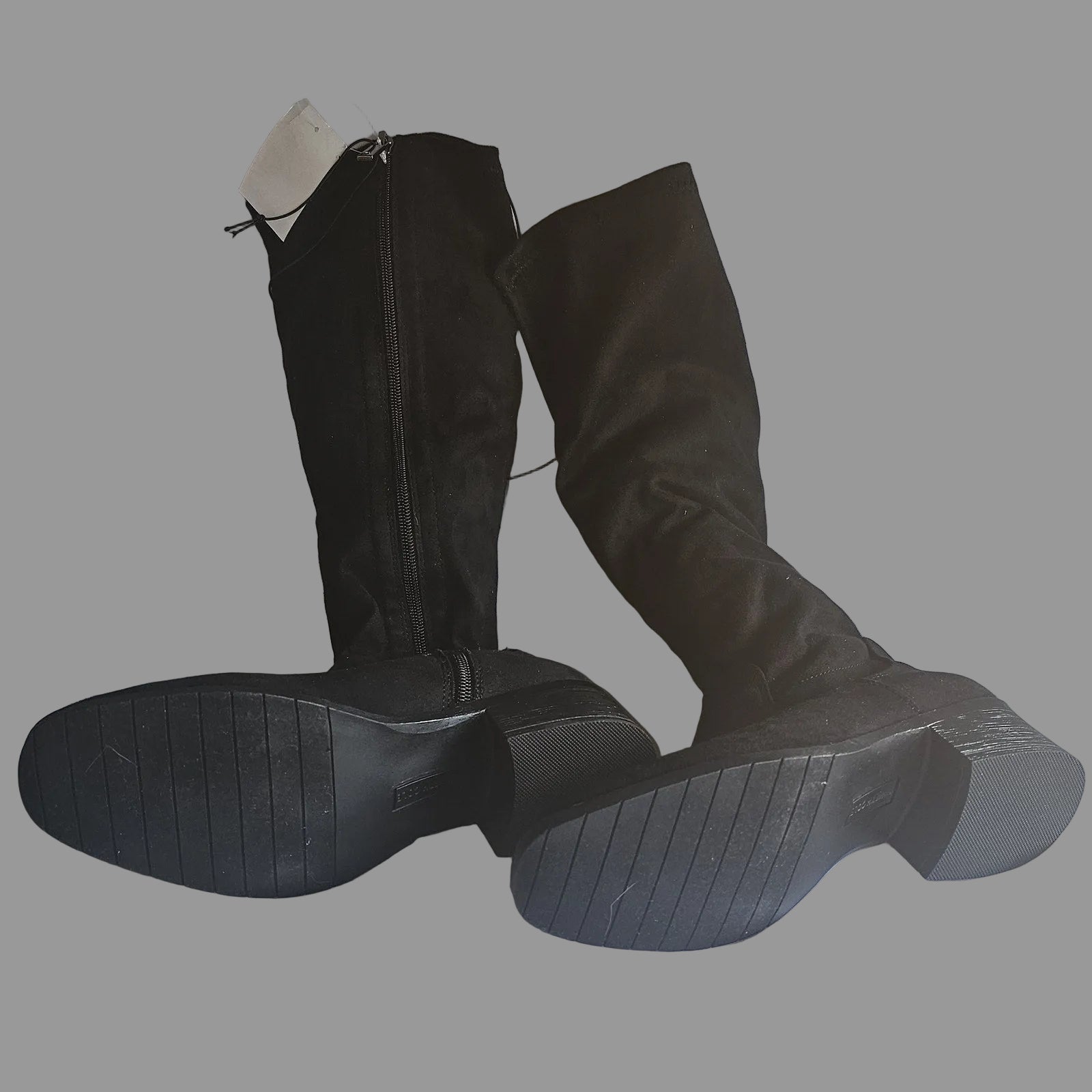 Kenneth Cole's Stanford Tall Boots for Women, Black Leather, Stylish & Versatile, New in Box