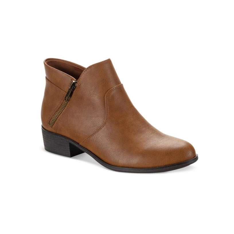 Sun + Stone Women's Adelinee Double Zip Ankle Booties