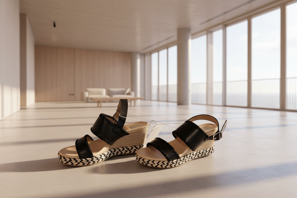 DV by Dolce Vita Esmaya Wedge Sandal for Women - Stylish Comfort Footwear for Casual and Dressy Occasions