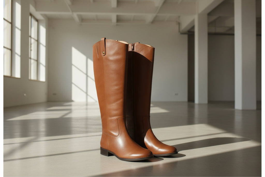 INC Fawne Leather Knee High Boots 7