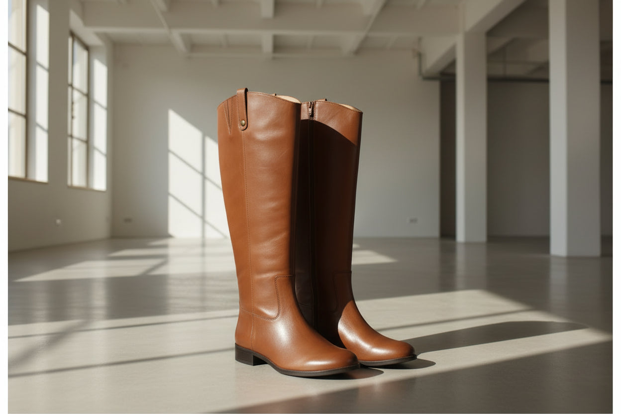 INC Fawne Leather Knee High Boots 7