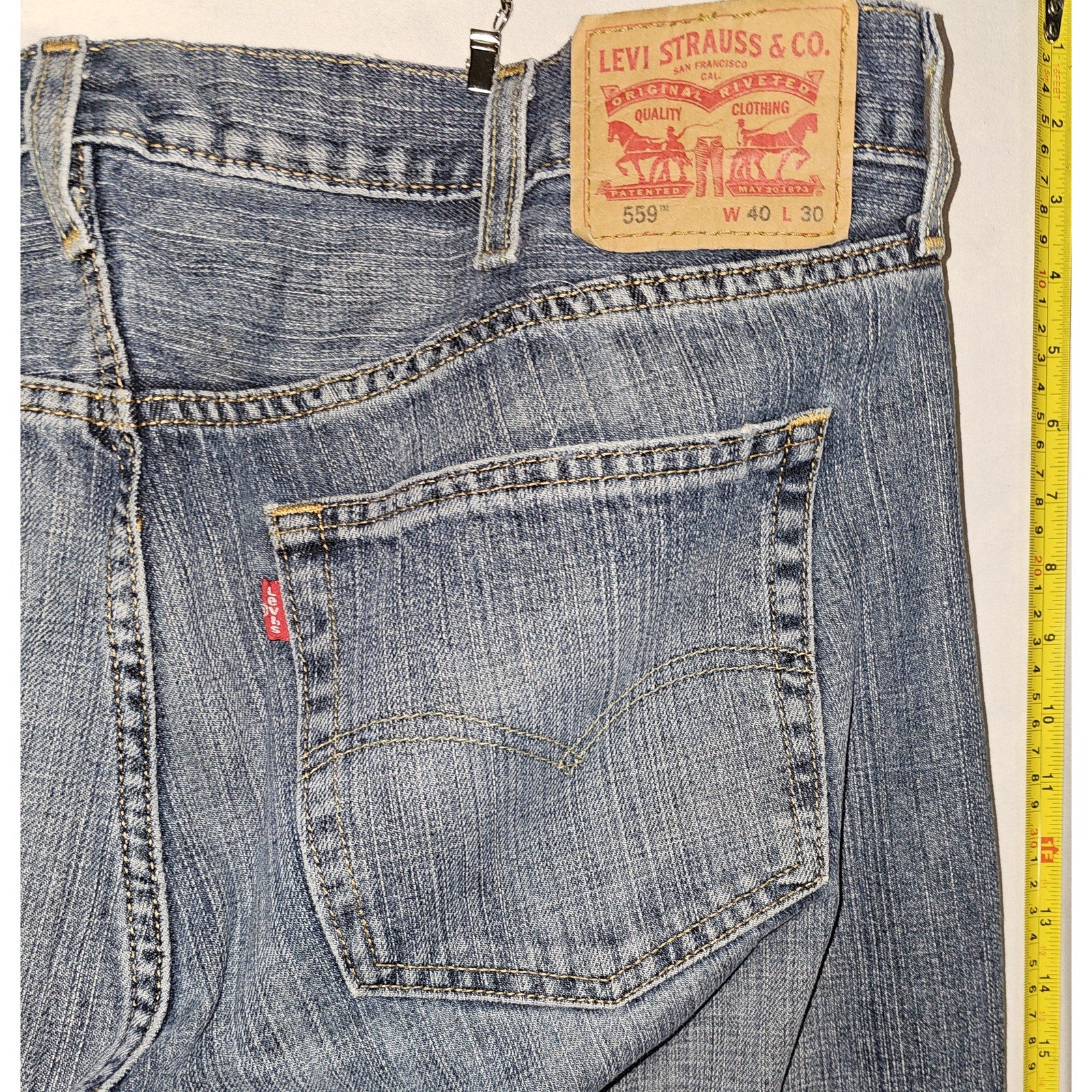 Levi’s Men’s 559 Relaxed Straight-Fit Jeans - 40x30