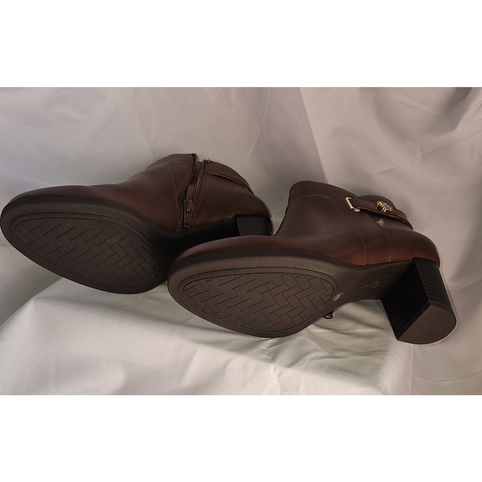 Giani Bernini Women's Trumann Memory Foam Block Heel Dress Booties - Cinnamon