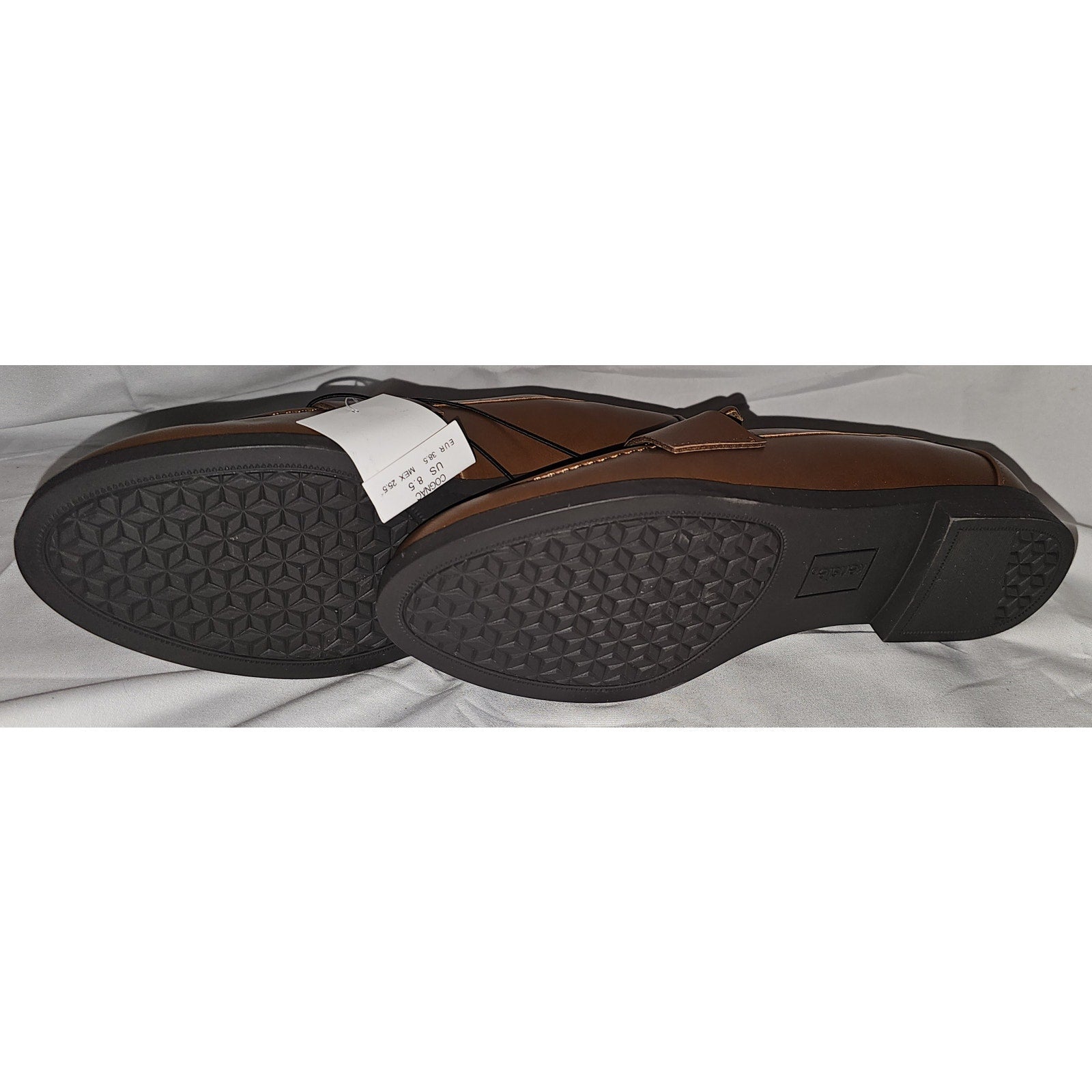 Kensie Ladies' Penny Loafers Slip-on Shoes, Cognac