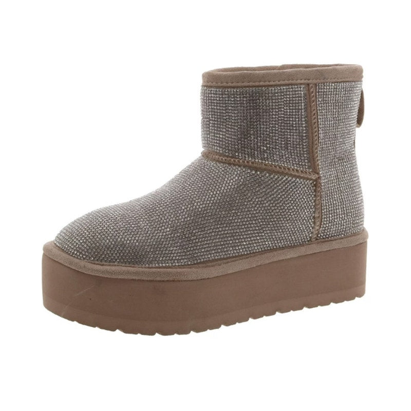 Madden Girl Ease-R Mini Cozy Platform Booties