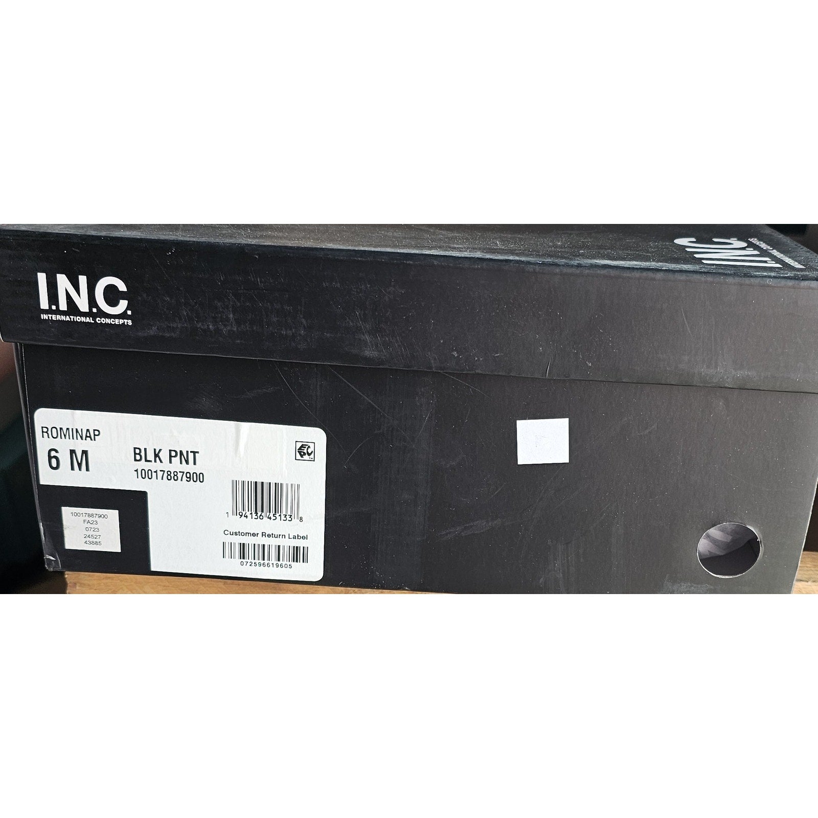 I.N.C. Romina Black Boots 6