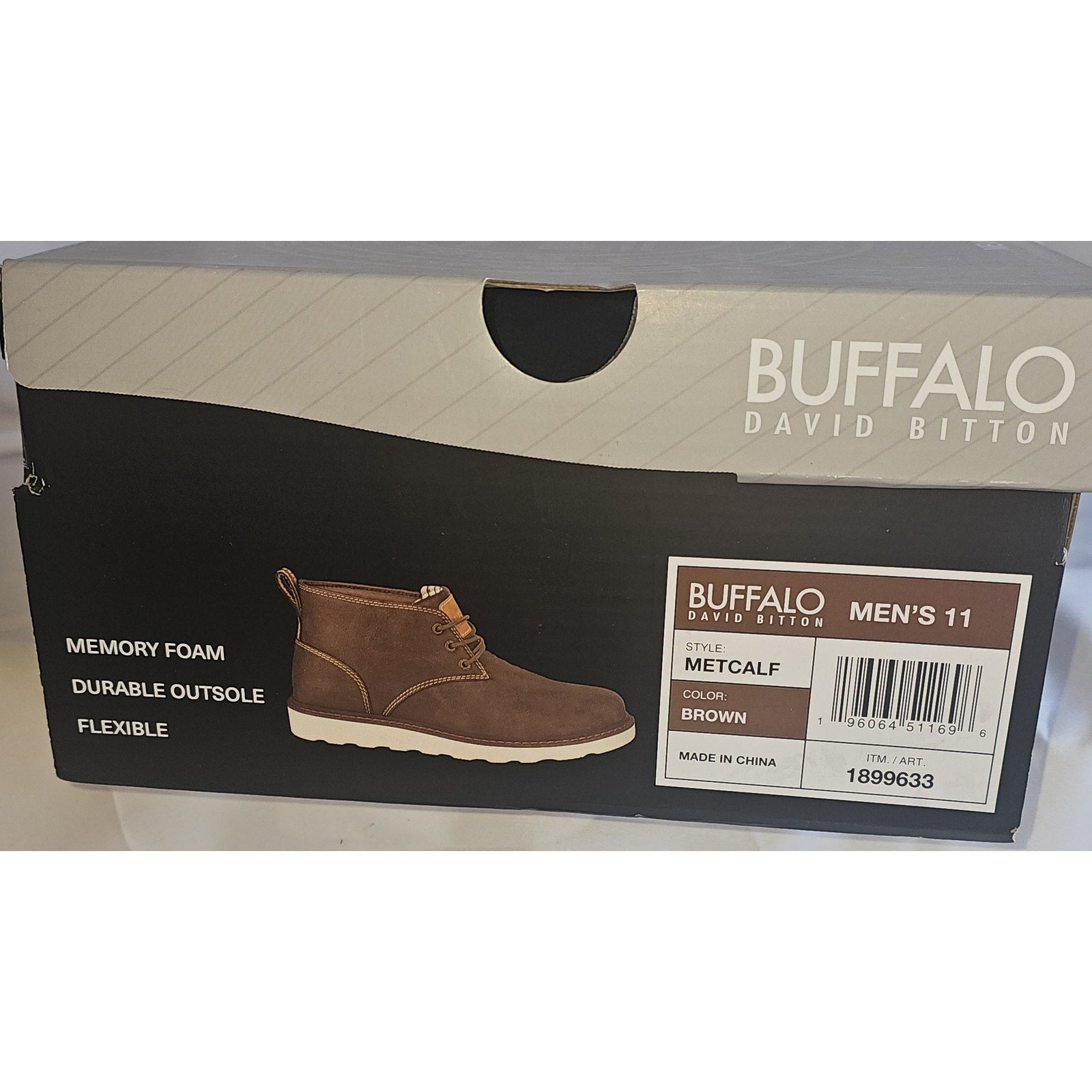 Buffalo By David Bitton Men's Metcalf Leather Boot for Casual and Outdoor Wear