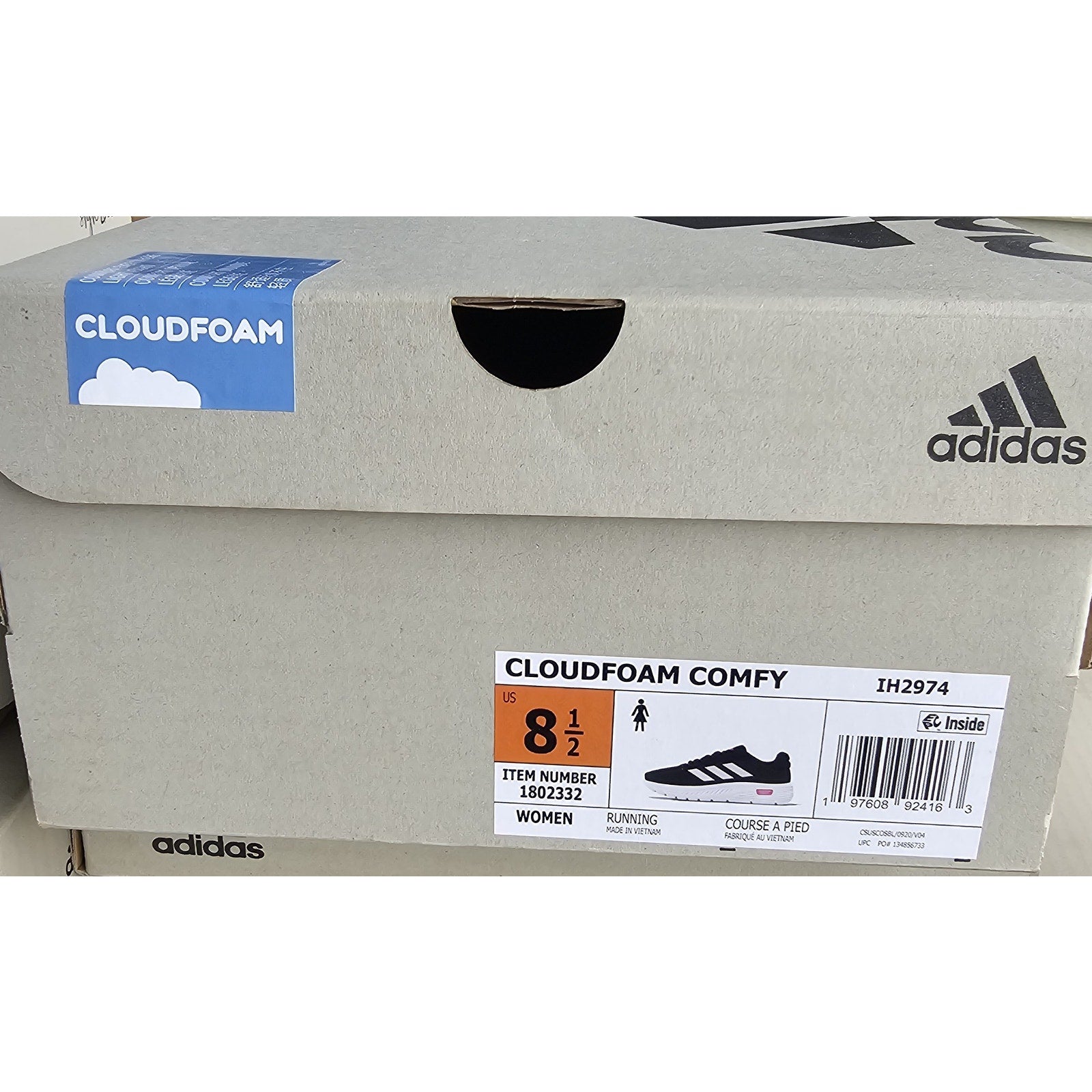 Adidas Cloudfoam Comfy Trainers Women's 8.5