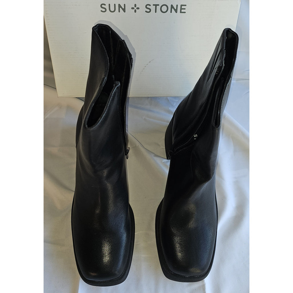 Sun + Stone Tiannaa Platform Booties